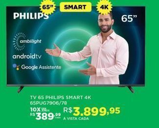 Tv 65 philips smart 4k