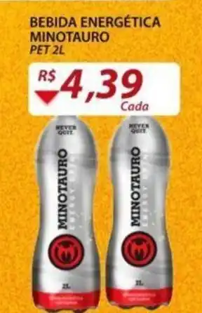 Assaí Atacadista Bebida Energética Minotauro 2L oferta