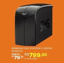 DB Supermercados Nobreak sms station ii 1200va mono115 oferta