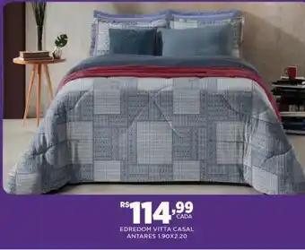 DB Supermercados Edredom vitta casal antares 1.90x2.20 oferta