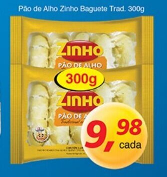 Supermercados Guanabara Pao de Alho Zinho Baguete Trad. 300g oferta