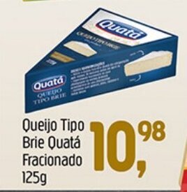 Supermercados Guanabara Queijo Tipo Brie Quata Fracionada 125g oferta