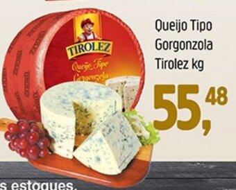 Supermercados Guanabara Queijo Tipo Gorgonzola Tirolez 1kg oferta