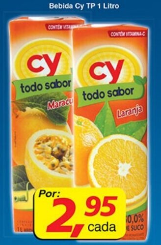 Supermercados Guanabara Bebida Cy TP 1L oferta