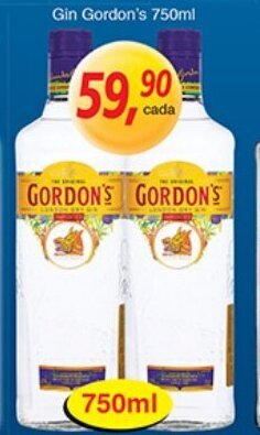 Supermercados Guanabara Gin Gordon's 750ml oferta