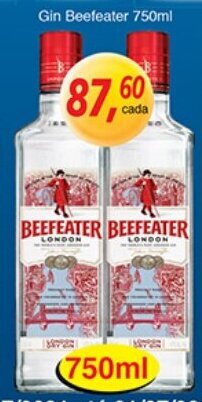 Supermercados Guanabara Gin Beefeater 750ml oferta