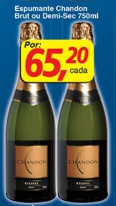 Supermercados Guanabara Espumante Chandon Brut ou Demi-Sec 750ml oferta
