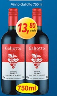 Supermercados Guanabara Vinho Galiotto 750ml oferta
