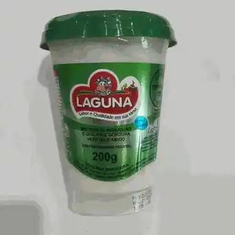 Super Lagoa Requeijao laguna cremoso light 200g oferta
