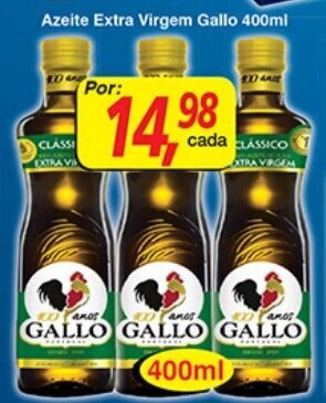 Supermercados Guanabara Azeite Extra Virgem Gallo 400ml oferta