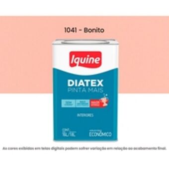 Tinta acrilica iquine economica fosco-aveludado 16l diatex pinta mais 1041 bonito (mp)