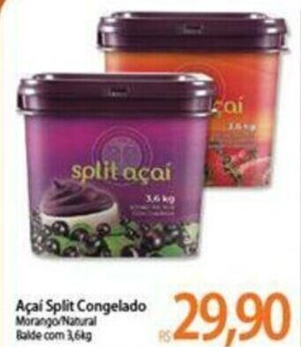 Atacadão Acai Split Congelado 3.6kg oferta