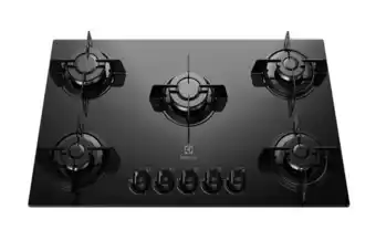 Zema Cooktop 5 bocas electrolux, gás glp acendimento super automático ke5gp - preto oferta