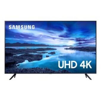 Sipolatti Samsung smart tv 55" uhd 4k 55au7700, processador crystal 4k, visual livre de cabos, alexa built in, controle único oferta