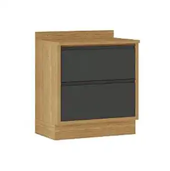 Lojas Guido Balcão itatiaia lisboa - 1 porta - 1 gaveta - 80 cm de largura - freijo / grafite oferta