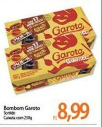 Bombom Garoto Sortidos 250g