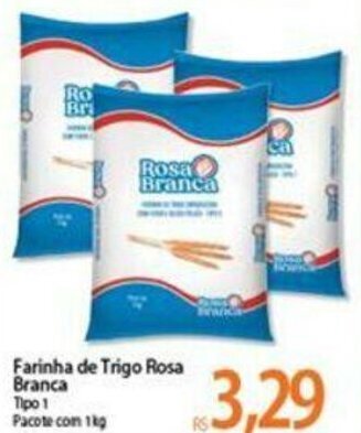 Farinha de Trigo Rosa Branca 1kg
