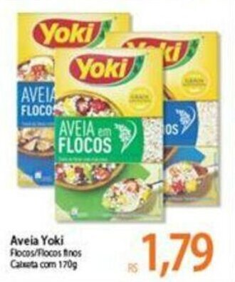 Atacadão Aveia Yoki 170g oferta