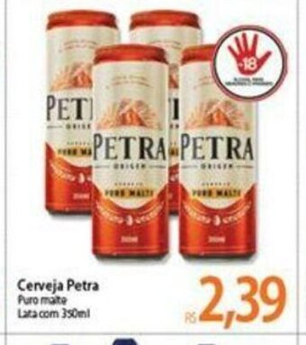 Atacadão Cerveja Petra 350ml oferta