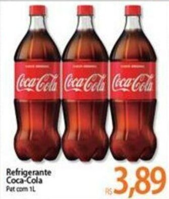 Atacadão Refrigerante Coca Cola 1L oferta