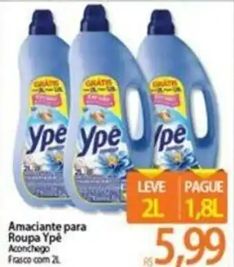 Atacadão Amaciante para Roupa Ype 2L oferta