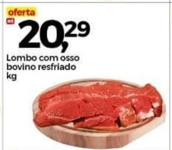 Frangolândia Lombo com osso bovino resfriado 1kg oferta