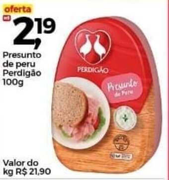 Frangolândia Presunto de Peru Perdigão 100g oferta