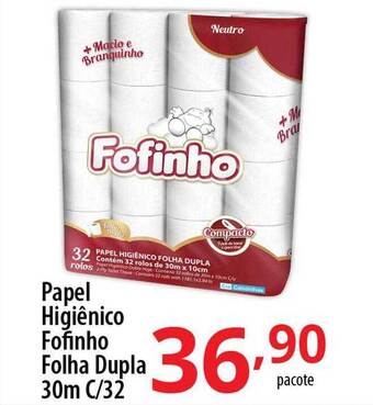 Akki Atacadista Papel higiênico fofinho folha dupla 30m oferta