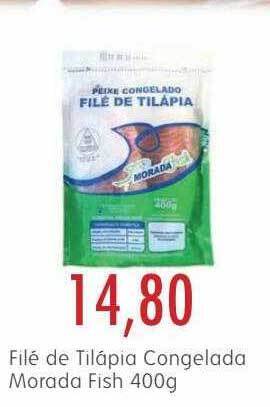 Epa Filé de tilápia congelada morada fish oferta