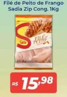 Atakarejo Filé de peito de frango sadia zip cong. oferta