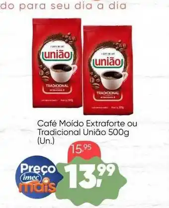 Imec Supermercados Café moido extraforte ou tradicional união oferta