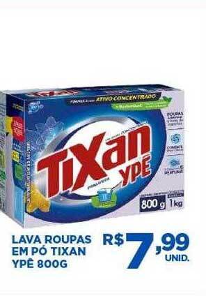 Tatico Lava roupas em pó tixan ypê oferta
