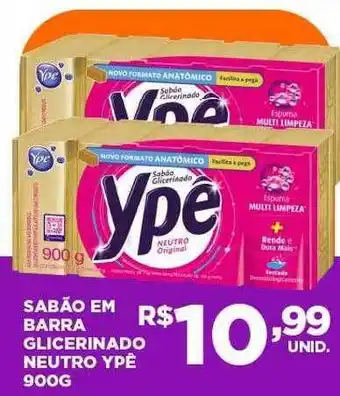 Tatico Sabão em barra glicerinado neutro ypê oferta