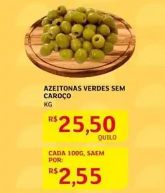 Assaí Atacadista Azeitonas Verdes sem Caroço 1kg oferta