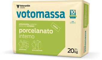Argamassa porcelanato votoran interno 20kg