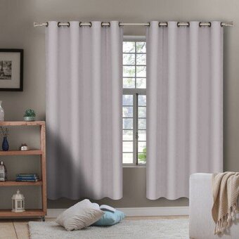 Cortina vestis veneza 2,60x1,70 cinza