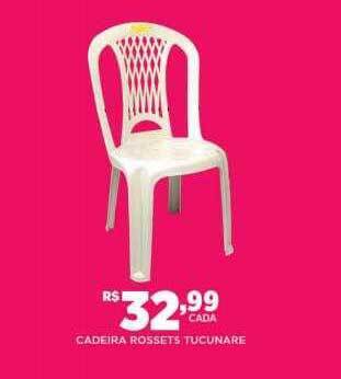 DB Supermercados Cadeira rossets tucunare oferta