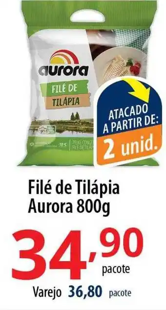 Akki Atacadista Fila de tilápia aurora oferta