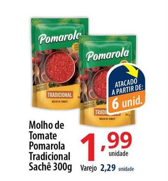 Akki Atacadista Molho de tomate pomarola tradicional oferta