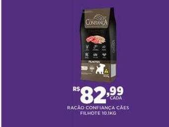 DB Supermercados Ração confiança cães filhote oferta