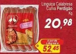 Villefort Atacadista Linguiça calabresa curva perdigão oferta