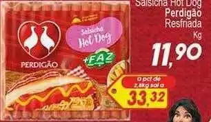 Villefort Atacadista Salsicha hot dog perdigão resfriada oferta