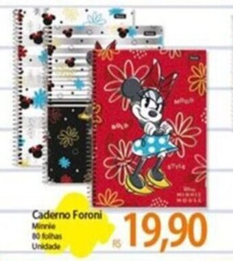 Atacadão Caderno Foroni 80 folhas oferta