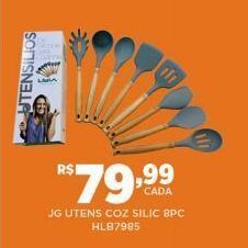 DB Supermercados Jg utens coz silic 8pc oferta