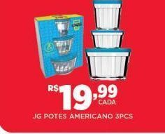 DB Supermercados Jg potes americano 3pcs oferta