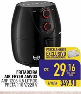 Mercantil Rodrigues Fritadeira air fryer amvox oferta