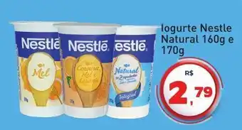 Iogurte nestlé natural 160g e 170g