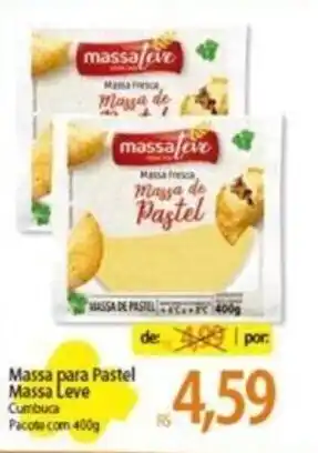 Atacadão Massa para pastel Massa Leve 400g oferta