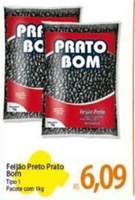Atacadão Feijão Preto Prato Bom 1kg oferta
