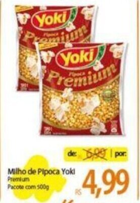 Atacadão Milho de pipoca Yoki 500g oferta
